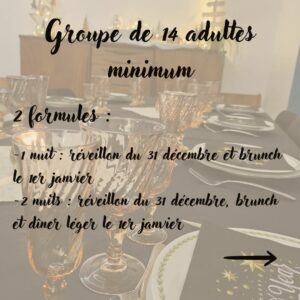 2 formules pour le réveillon de la Saint Sylvestre